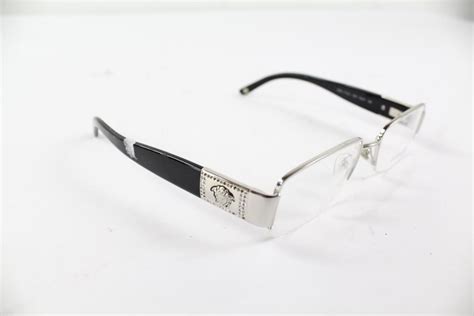 versace eyeglasses silver